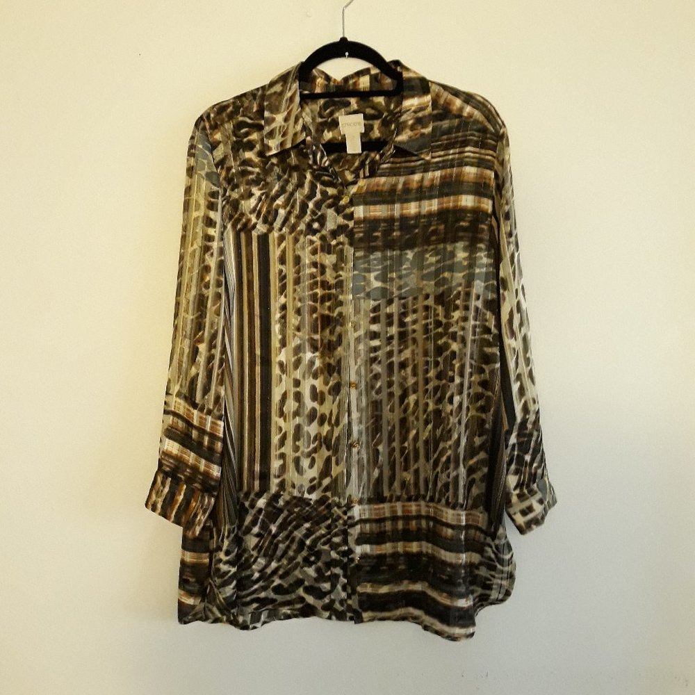 Chico's Woman's Blouse Size 2p